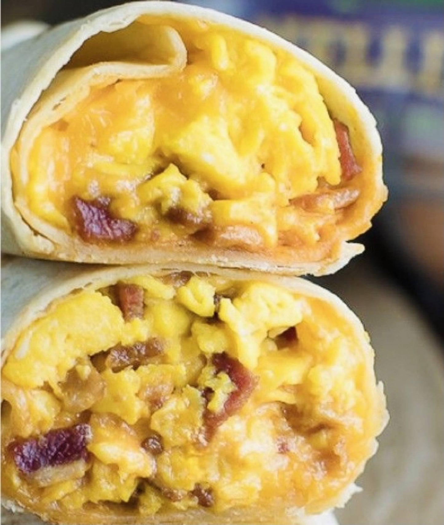 Burrito de Tocino y Huevo