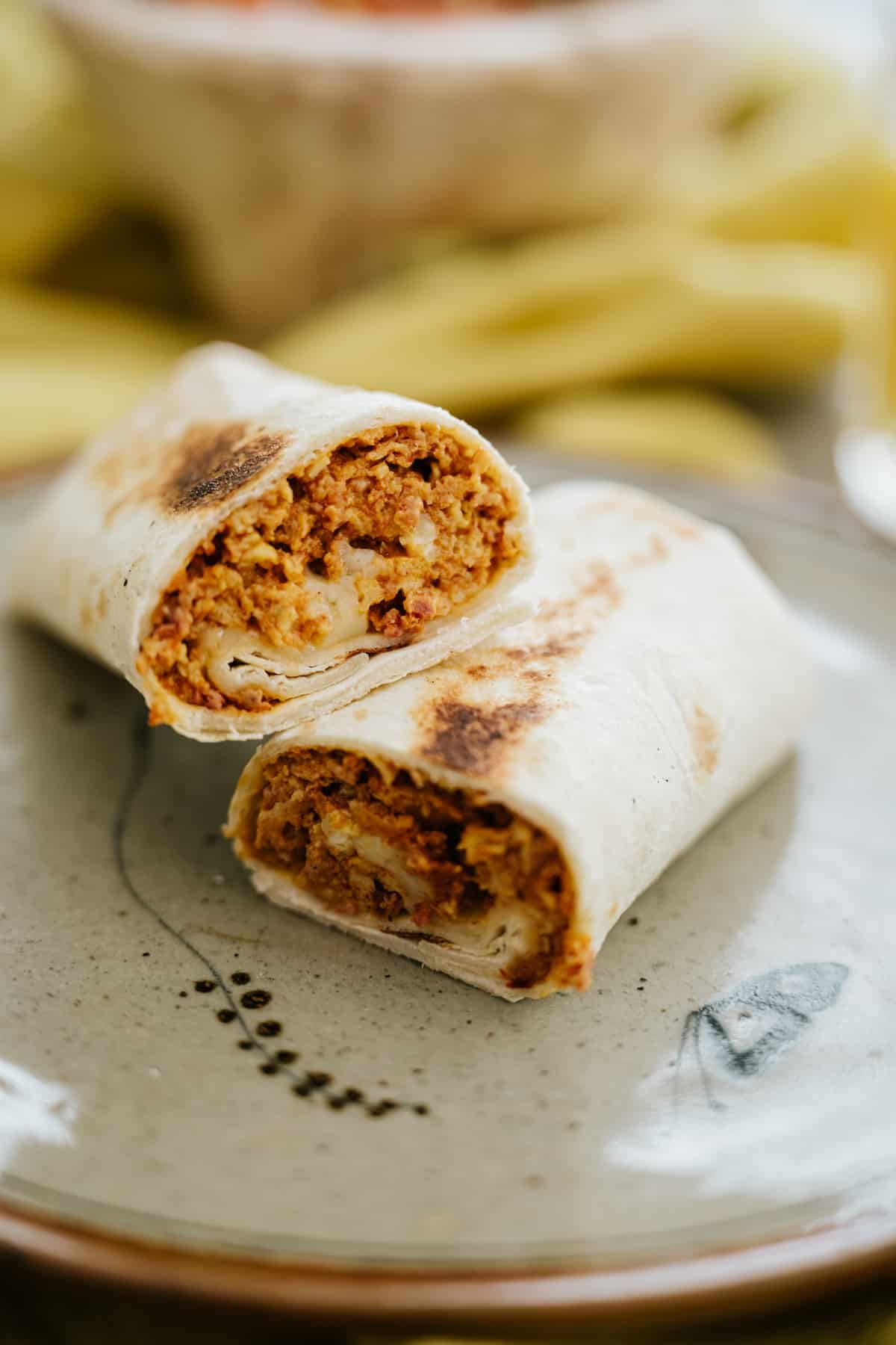 Burrito de Chorizo y Huevo